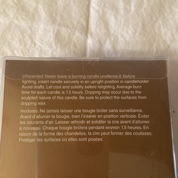 2 NEW Unscented holiday snowman taper candles Pier 1 - Picture 4 of 4